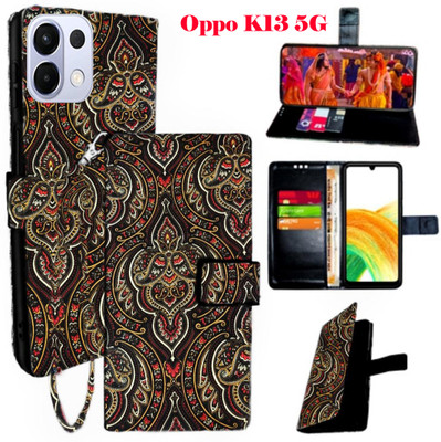 Mxkart Flip Cover for OPPO K13 5G(Brown, Pack of: 1)