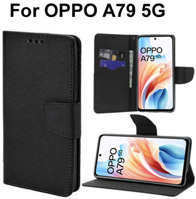 Carnage Flip Cover for OPPO A79 5G(Black, Cases with Holder, Pack of: 1)