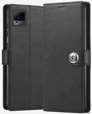 Worth Buy Flip Cover for IQOO Neo 7 5G | Leather Case | (Flexible, Shock Proof Back Cover |(Black, Shock Proof, Pack of: 1)
