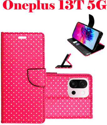 Mxkart Flip Cover for ONEPLUS 13T 5G(Pink, Pack of: 1)