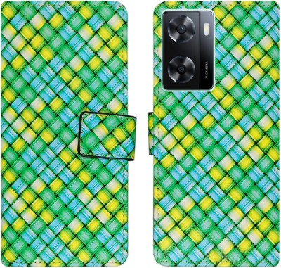 MyFlips Flip Cover for Oppo A57(Green, Magnetic Case, Pack of: 1)