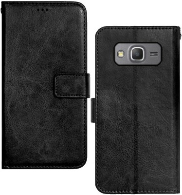 Juberous Flip Cover for Samsung Galaxy Grand Prime(Black, Dual Protection, Pack of: 1)