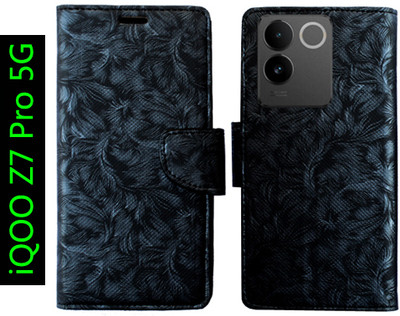 Toklot Flip Cover for iQOO Z7 Pro 5G(Black, Pack of: 1)