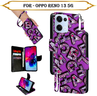 SALGO Flip Cover for OPPO Reno 13 5G(Multicolor, Pack of: 1)