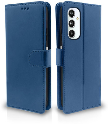 Slugabed Flip Cover for Samsung Galaxy M34 5G, Samsung Galaxy F34 5G(Blue, Cases with Holder, Pack of: 1)