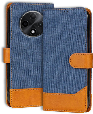 UBROS NETWORK Flip Cover for Oppo F27 Pro Plus 5G(Blue, Cases with Holder, Pack of: 1)