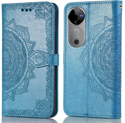 Clickcase Flip Cover for vivo V40 Pro 5G(Blue, Dual Protection)