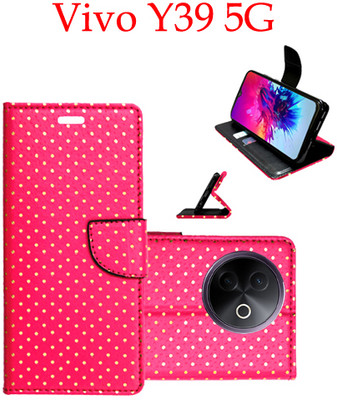 Mxkart Flip Cover for Vivo Y39 5G(Pink, Pack of: 1)