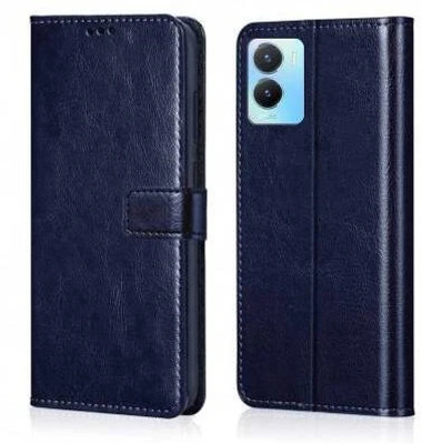 FIXN Flip Cover for vivo T2x 5G(Blue, Dual Protection, Pack of: 1)