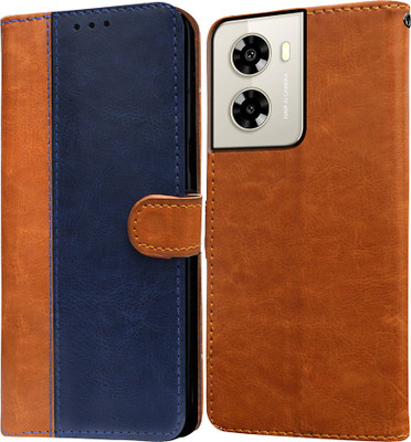 Casotec Flip Cover for Lava Blaze Dragon 5G(Blue, Pack of: 1)