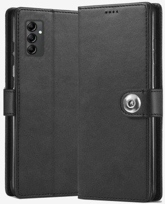 Worth Buy Flip Cover for Samsung Galaxy F23 4G | Leather Case | (Flexible, Shock Proof Back Cover |(Black, Shock Proof, Pack of: 1)
