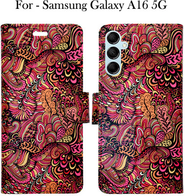 Toklot Flip Cover for Samsung Galaxy A16 5G(Red, Pack of: 1)