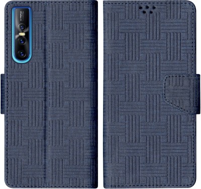 SScase Flip Cover for Vivo V15 Pro(Blue, Shock Proof, Pack of: 1)