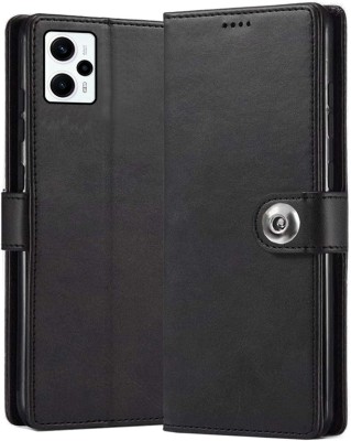 Worth Buy Flip Cover for Poco F5 5G | Leather Case | (Flexible, Shock Proof Back Cover |(Black, Shock Proof, Pack of: 1)