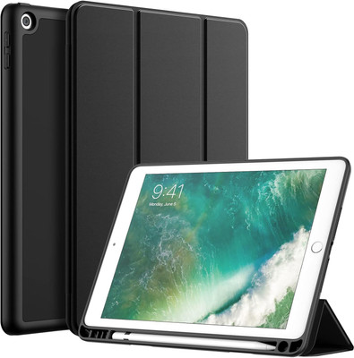 AGEIS Flip Cover for Apple iPad Air 2 9.7 inch(Black, Pack of: 1)