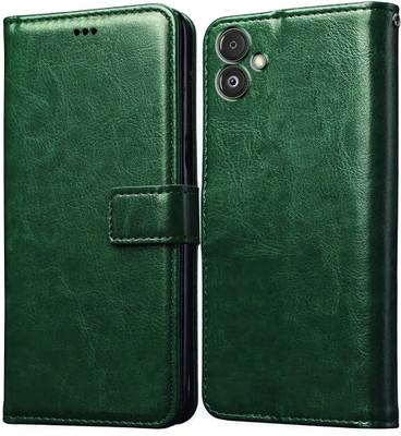 Casotec Flip Cover for Samsung Galaxy F14 5G(Green, Pack of: 1)