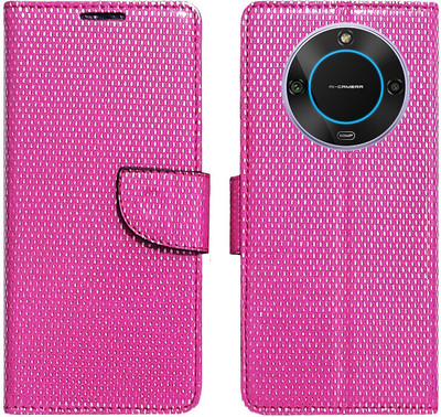 AD Enterprises Flip Cover for Lava Blaze 2 5G(Pink, Magnetic Case, Pack of: 1)