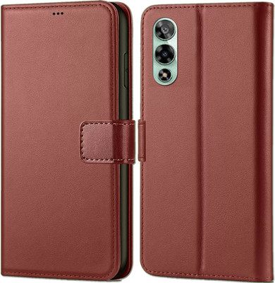 PFOAM Flip Cover for LAVA STROM 5G(Brown, Dual Protection, Pack of: 1)