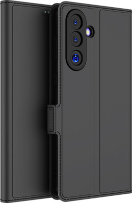 Kapa Flip Cover for Samsung Galaxy M56(Black, Shock Proof, Pack of: 1)