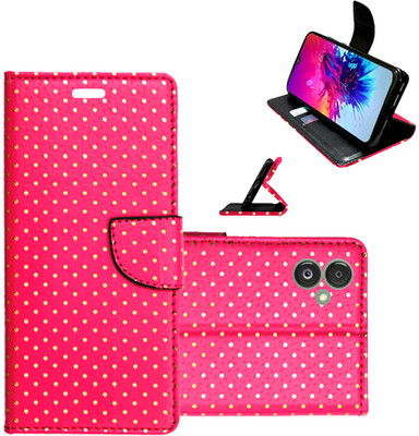 Toklot Flip Cover for Samsung Galaxy F14 5G(Pink, Pack of: 1)