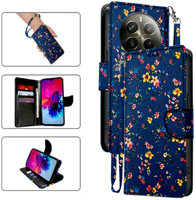 Cutemart Flip Cover for Realme P1 5G(Blue, Pack of: 1)