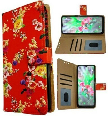 Rahishi Flip Cover for OPPO A59 5G(Red, Dual Protection)