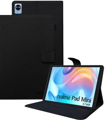 Fastway Flip Cover for Realme pad mini 8.7inch(Black, Cases with Holder, Pack of: 1)