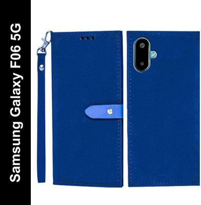 Wynhard Flip Cover for Samsung Galaxy F06 5G, Samsung Galaxy M06 5G(Blue, Grip Case, Pack of: 1)