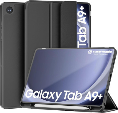 BLACK LOVIES Flip Cover for Samsung a9 plus, Samsung galaxy tab a9 plus, Samsung tab a9 plus 5g, Samsung tab a9 plus(Black, Shock Proof, Pack of: 1)
