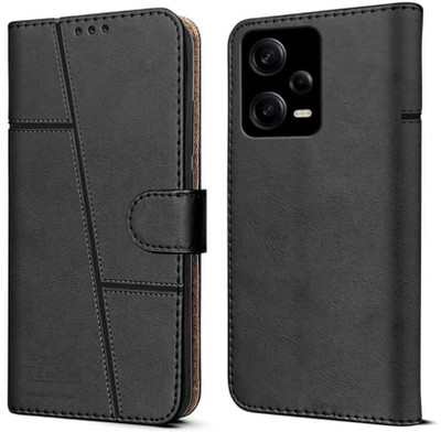 DNGMOBICARE Flip Cover for Redmi Note 12 5G(Black, Hard Case, Pack of: 1)