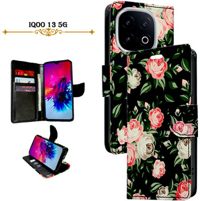 Mxkart Flip Cover for iQOO 13 5G(Black, Pack of: 1)