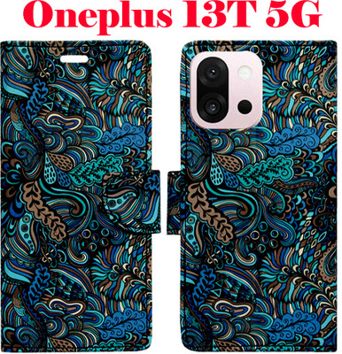 Shanno Enterprises Flip Cover for ONEPLUS 13T 5G(Blue, Pack of: 1)