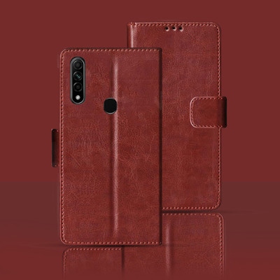 Kalua Mall Flip Cover for OPPO A31(Maroon, Magnetic Case, Pack of: 1)