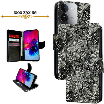 Mxkart Flip Cover for iQOO Z9X 5G(Black, Pack of: 1)