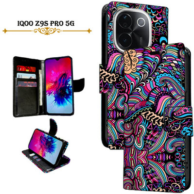 Mxkart Flip Cover for iQOO Z9s Pro 5G(Purple, Pack of: 1)