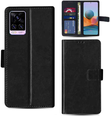 Kalua Mall Flip Cover for Vivo V20 Pro pouch cover | Vivo 2018 pouch cover | Black(Black, Magnetic Case, Pack of: 1)