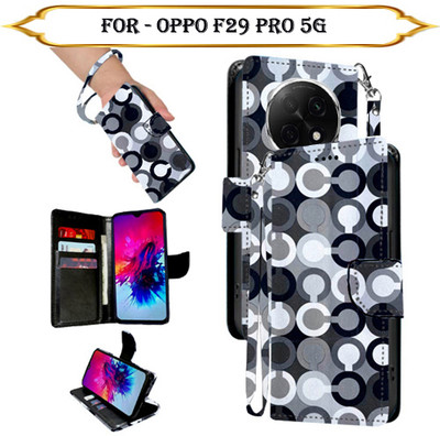 Cutemart Flip Cover for OPPO F29 Pro 5G(Multicolor, Pack of: 1)