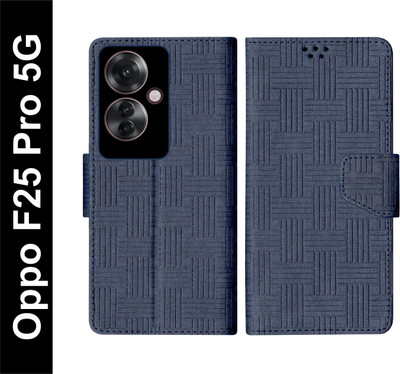 SBMS Flip Cover for Oppo F25 Pro 5G(Blue, Shock Proof, Pack of: 1)