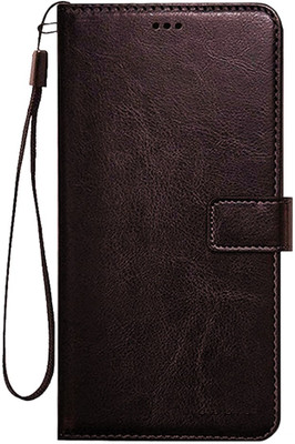 Trounce Flip Cover for OnePlus Nord(Brown, Shock Proof, Pack of: 1)