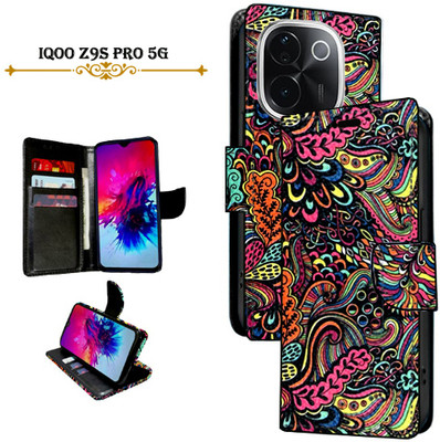 Cutemart Flip Cover for iQOO Z9s Pro 5G(Multicolor, Pack of: 1)