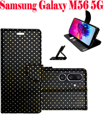 Toklot Flip Cover for Samsung Galaxy M56 5G(Black, Pack of: 1)