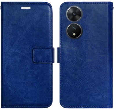 Toklot Flip Cover for Vivo T2 5G(Blue, Pack of: 1)