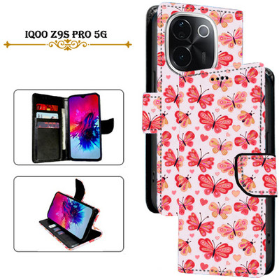 Cutemart Flip Cover for iQOO Z9s Pro 5G(Red, Pack of: 1)