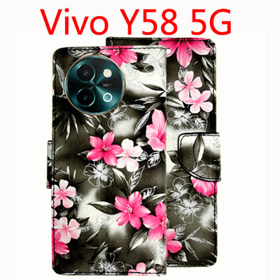 Toklot Flip Cover for Vivo Y58 5G(Black, Pack of: 1)