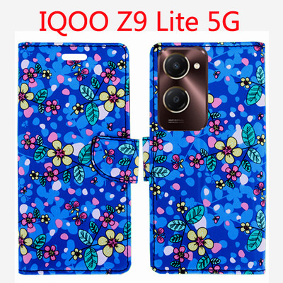 Toklot Flip Cover for IQOO Z9 Lite 5G(Blue, Pack of: 1)