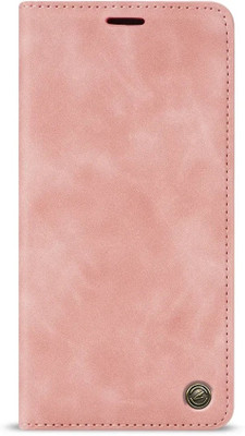 Clickcase Flip Cover for REDMI Note 7s(Pink, Dual Protection)