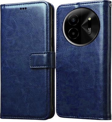 Casotec Flip Cover for Lava Blaze X 5G(Blue, Pack of: 1)