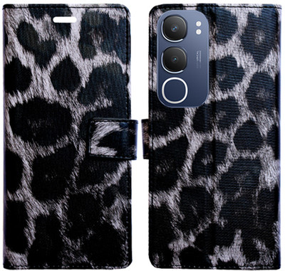 Shanno Enterprises Flip Cover for Vivo Y19s 5G(Black, Pack of: 1)