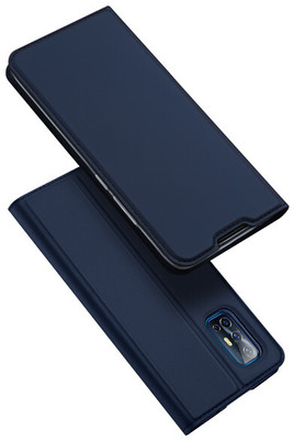 Helix Flip Cover for Vivo V17(Blue, Hard Case, Pack of: 1)