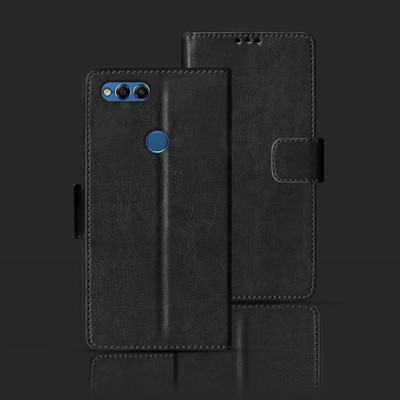 Kalua Mall Flip Cover for Honor 7X(Black, Pack of: 1)